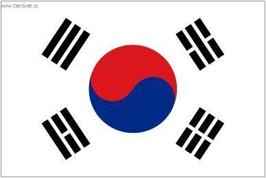 Foto: Ji�n� Korea-st�tn� vlajka
