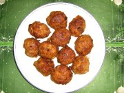 Recept online Kuli�ky z mlet�ho masa se ���vou z jable�n�ho v�na