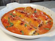 Recept online Zap�kan� cannelloni s mortadelou