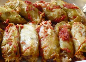 Recept online: �unkov� z�vitky s kysan�m zel�m: Zap�kan� �unkov� z�vitky s kysan�m zel�m, s�rem a �ern�m pivem