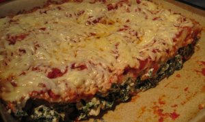 Recept online: Zap�kan� cannelloni s lososem: Zape�en� cannelloni pln�n� sm�s� lososa, �pen�tu,vajec ,be�amelu a parmez�nu